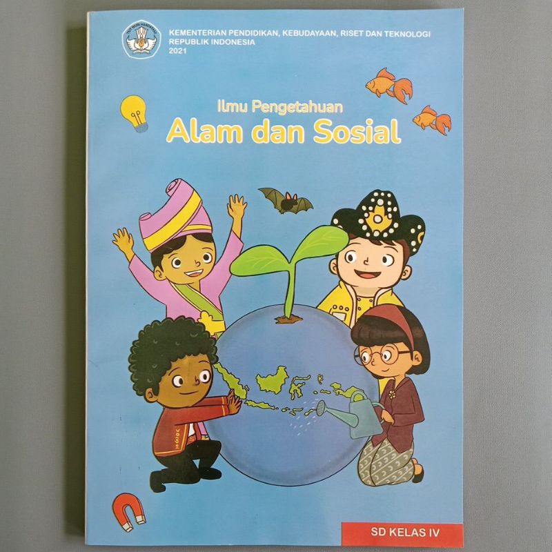 Buku Pelajaran IPAS - Ilmu Pengetahuan Alam dan Sosial kelas 4 SD/MI Kurikulum Merdeka