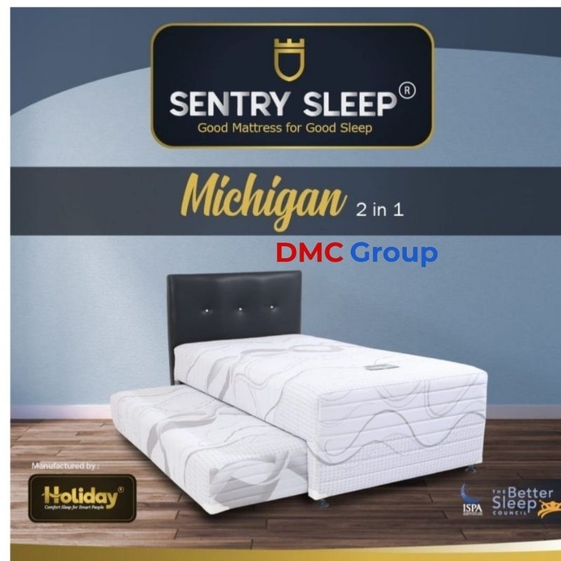 Kasur Springbed 2in1 SENTRY SLEEP HOLIDAY kasur anak Kasur sorong 120x200 Kasur tingkat Premium Kasu