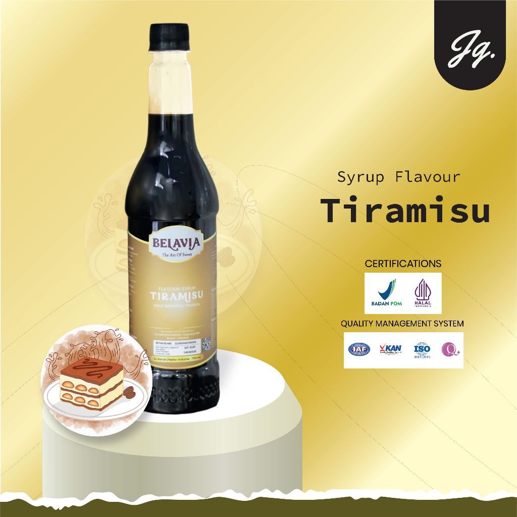 

Tiramisu Syrup Belavia 750 ML | Belavia Sirup Tiramisu 750ml