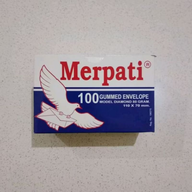 

AMPLOP MERPATI KECIL UKURAN 110 x 70 mm