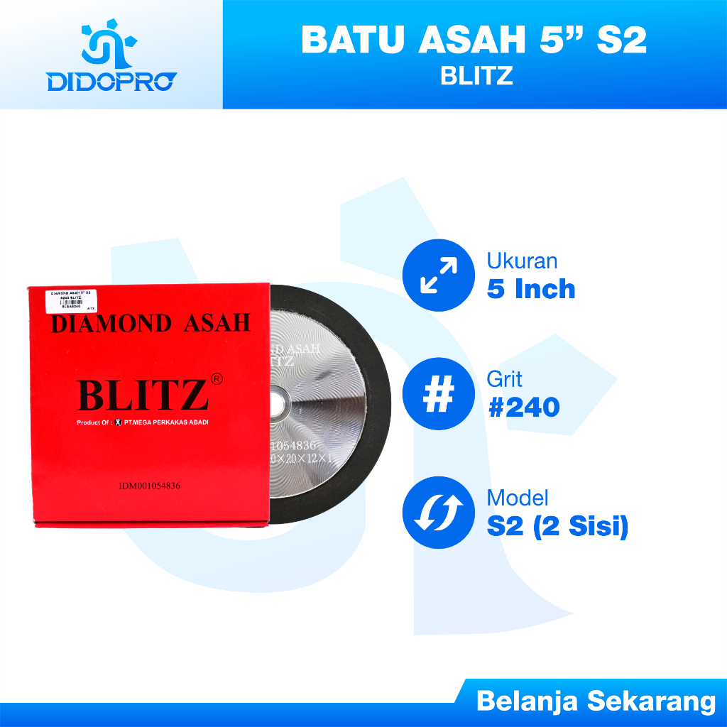 DIAMOND ASAH / DIAMOND GRINDING / GRINDING WHEEL 5" BLITZ
