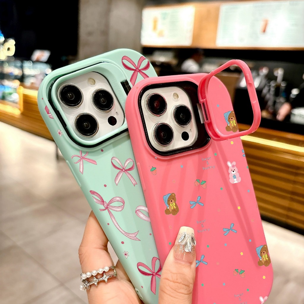 Case For All Type Macaron Stand Cutie Case Aesthetic Softcase Casing Hp