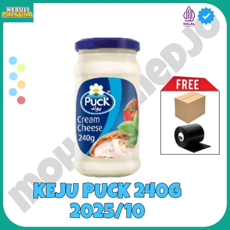 

Puck cream cheese spread 240 gram EXP 10/2025