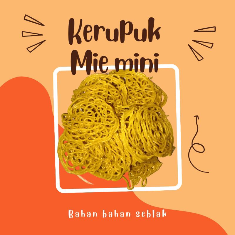 

kerupuk mie mini kemasan 250gr,kerupuk goreng
