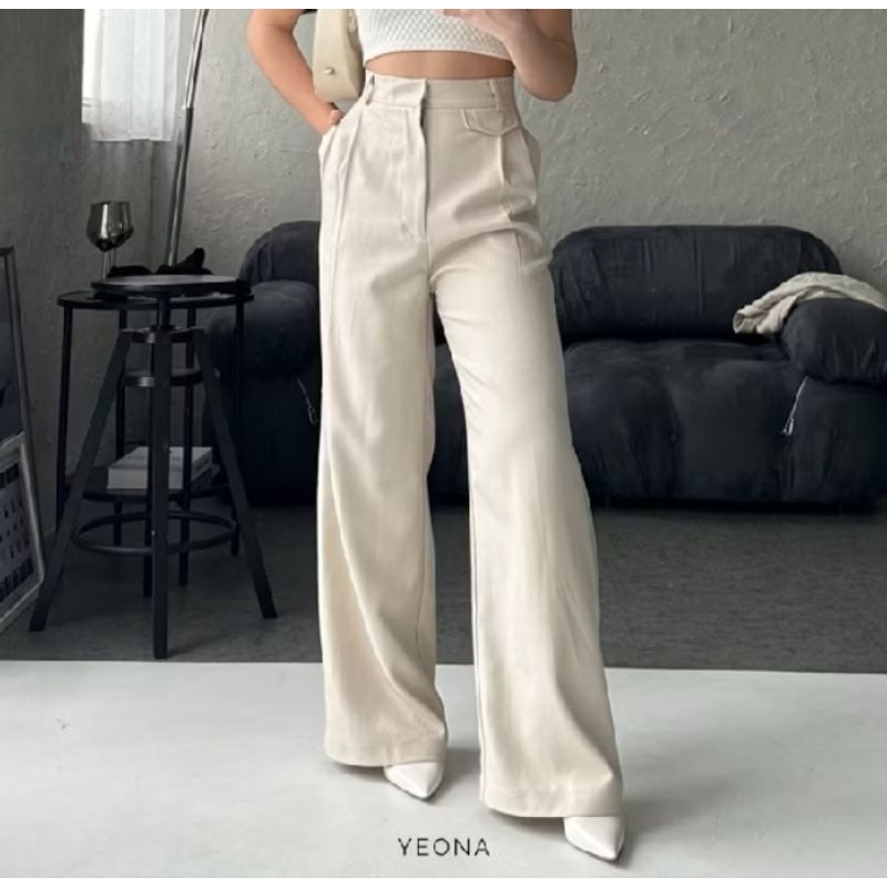 Oro pants yeona ivory
