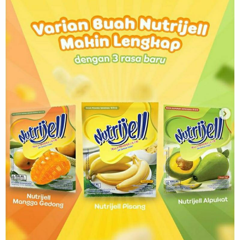 

varian rasa baru nutrijell sachet