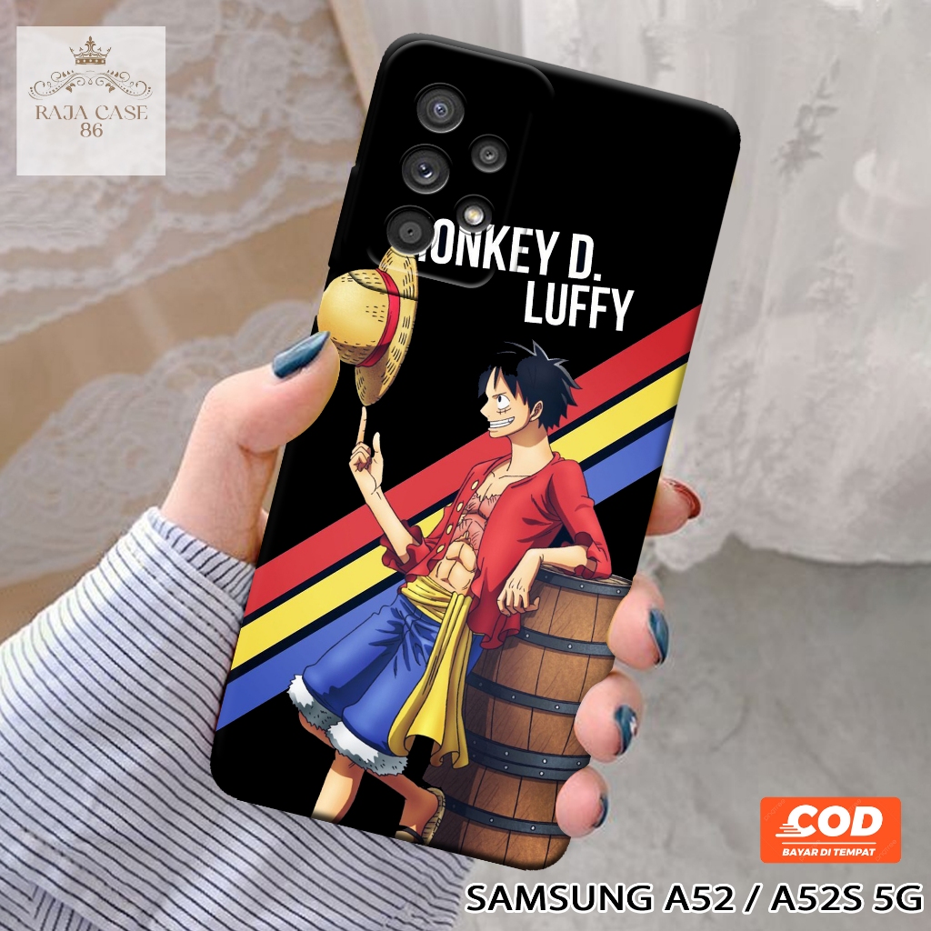 Softcase Samsung Galaxy A52 5G / A52s 5G - Rajacase - Case Samsung A52 5G - Motif Case Anime - Case 