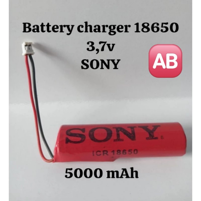 Sony Baterai Charger 18650 ICR 5000 mAh