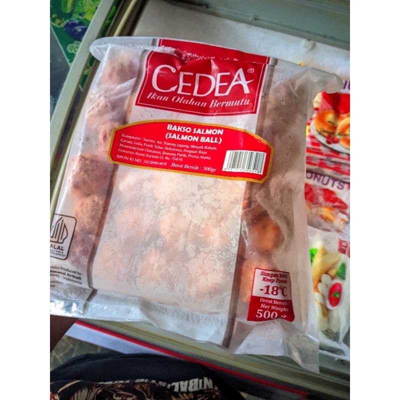 

Cedea Ikan Olahan Bakso Salmon (500g)