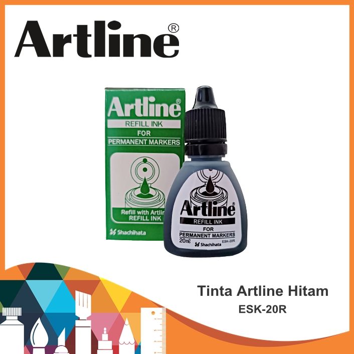 

Tinta Artline Hitam 20 cc / Isi Tinta / Isi Tinta Artline