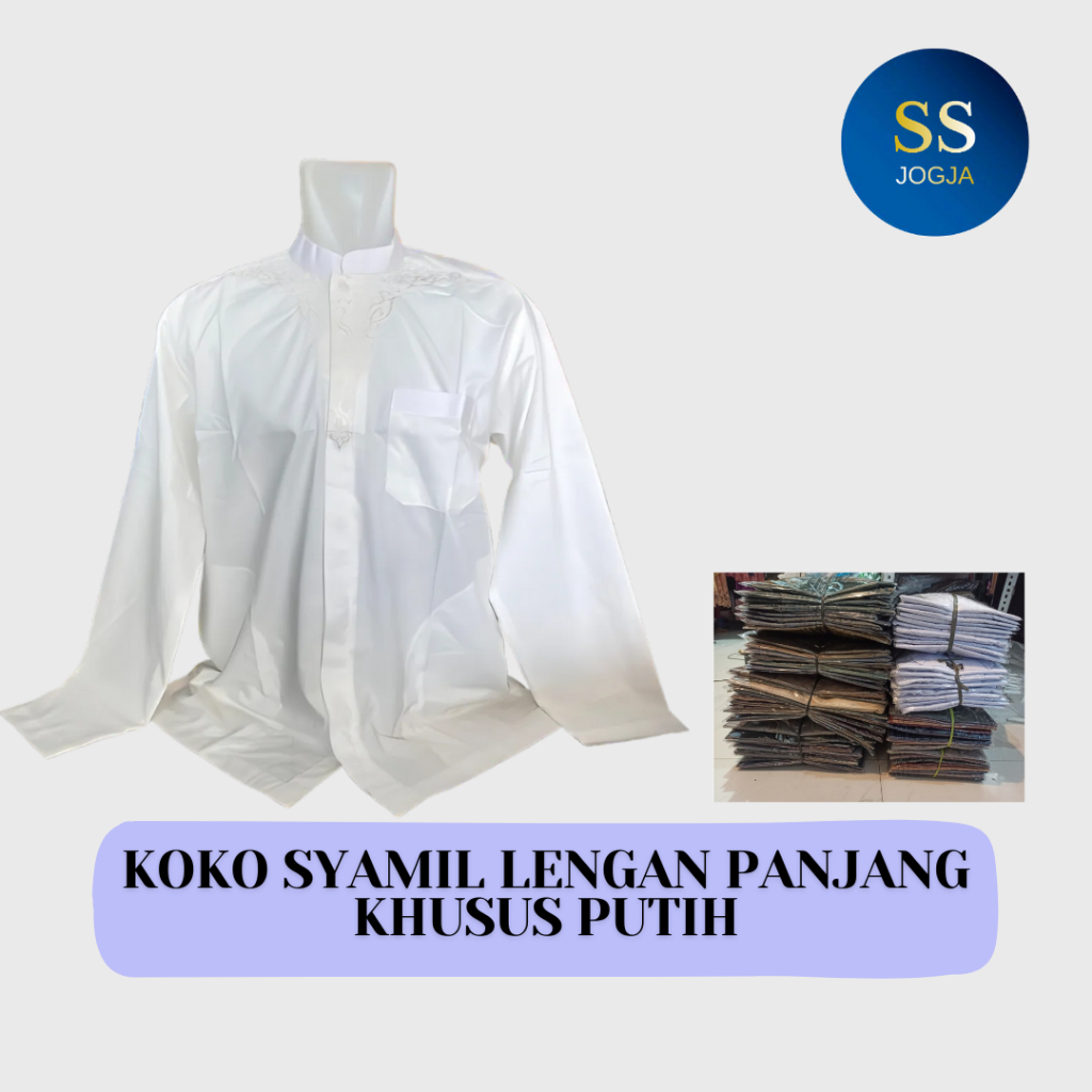 KOKO SYAMIL LD 124 116 PRIA DEWASA LENGAN PANJANG/ KOKO PRIA DEWASA