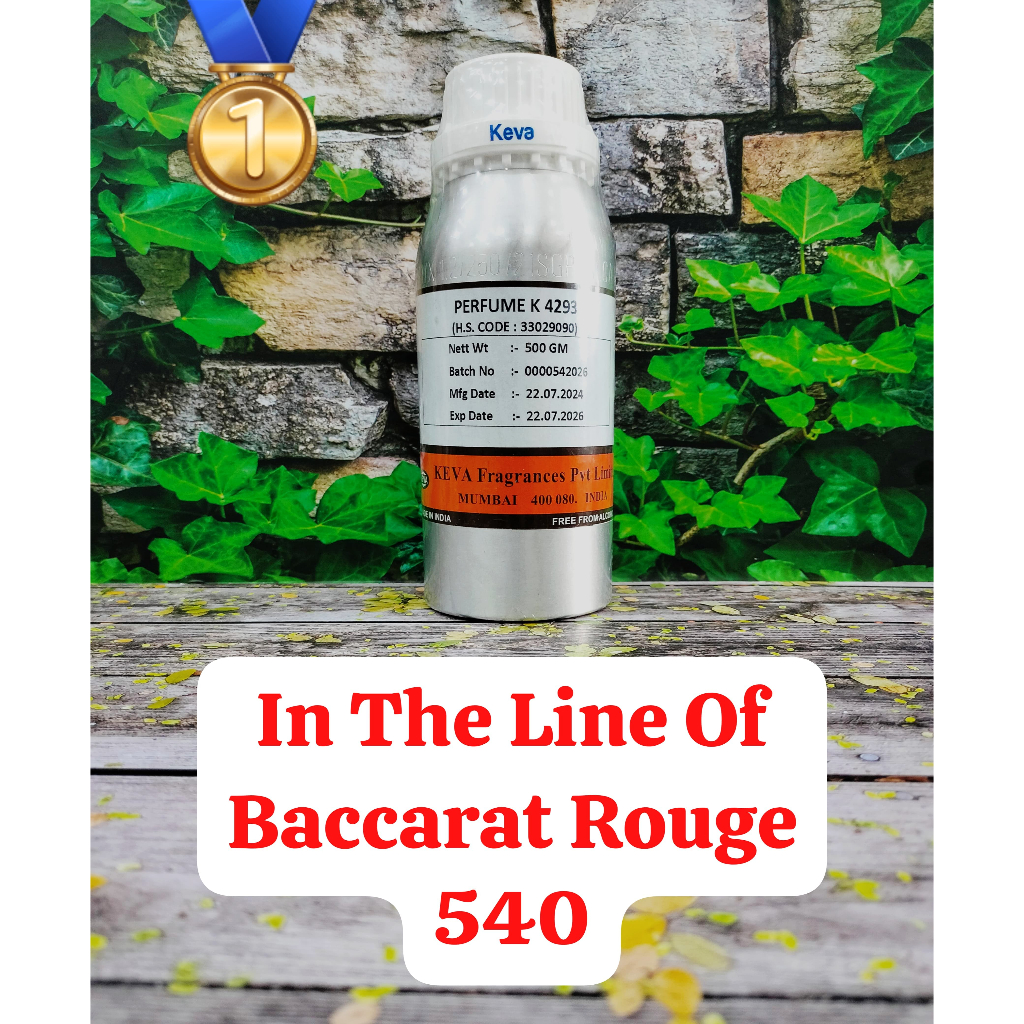 BIBIT PARFUM DARI KEVA (K 4293) BACCARAT ROUGE 540 SEGEL 500 GRAM (ORIGINAL)