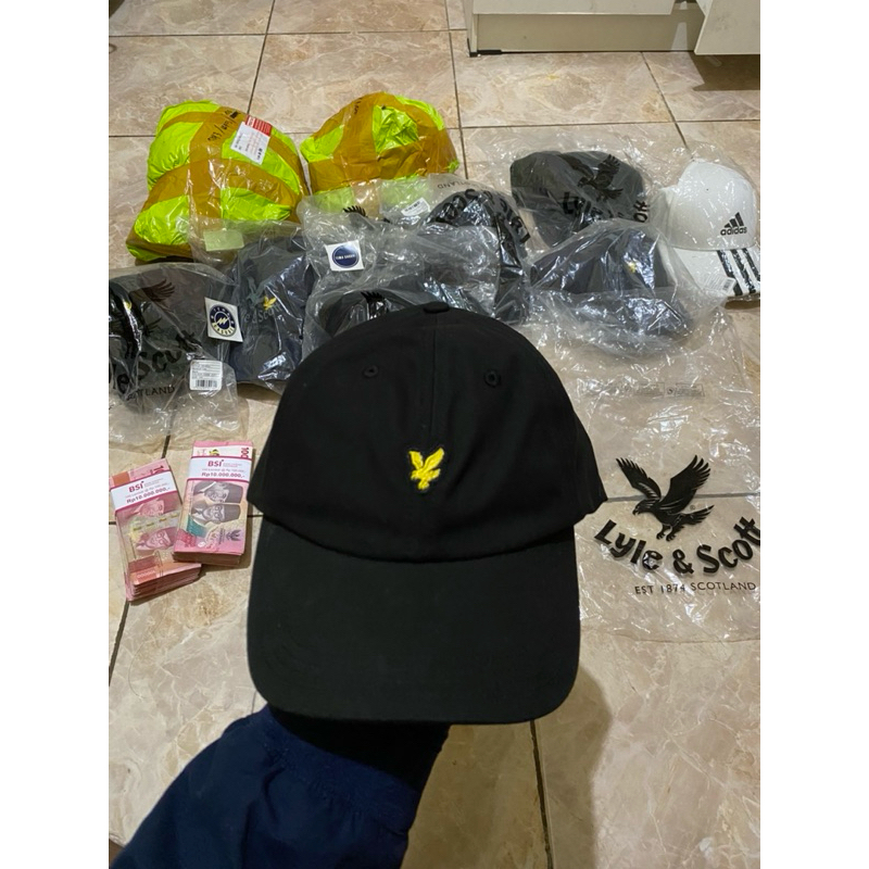 Topi Lyle & Scott Black Original 5 Pcs
