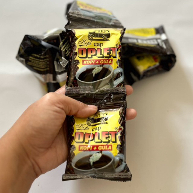 

kopi oplet + gula kemasan 25 gram