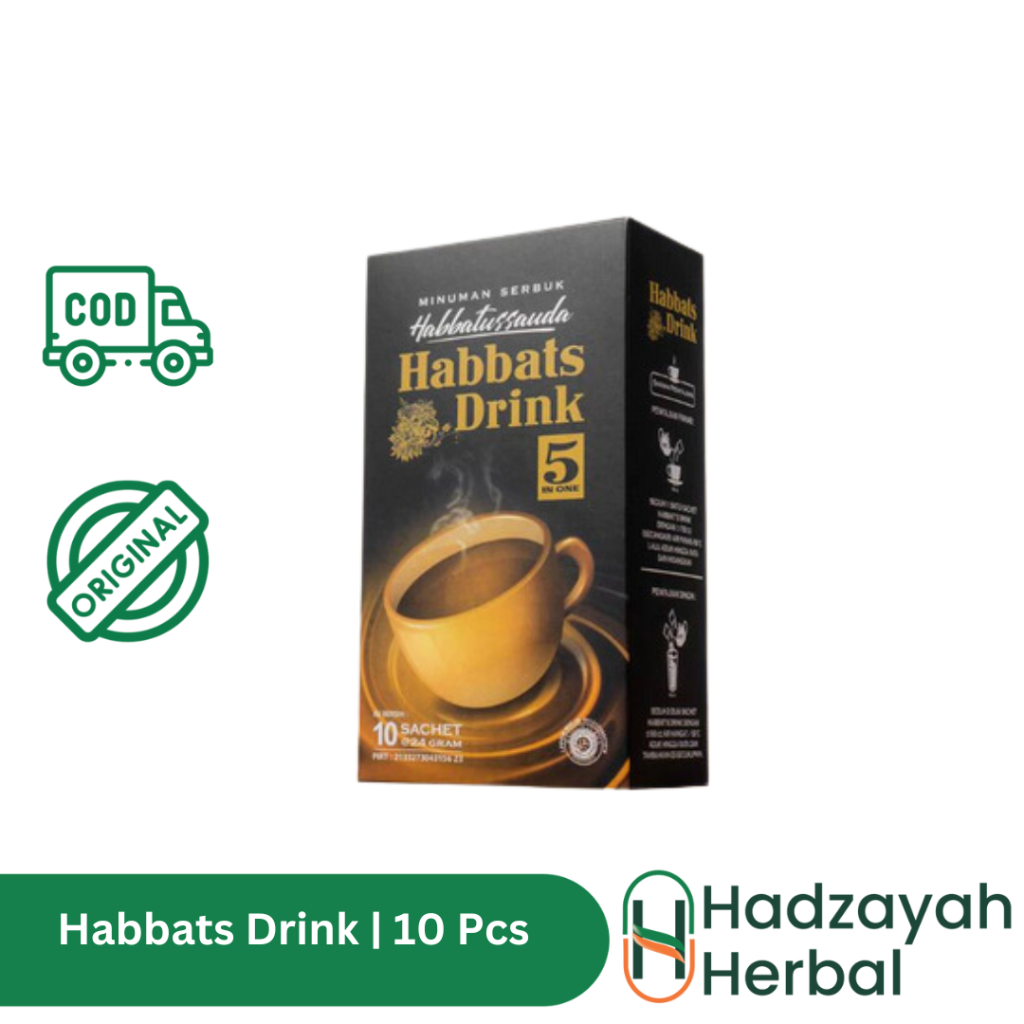 

Kopi Habbatussauda | Kopi Habbat | Habbats Drink Minuman Habbatussauda Suplemen Daya Tahan Tubuh Mengobati Asam Lambung Kemasan 10 sachet