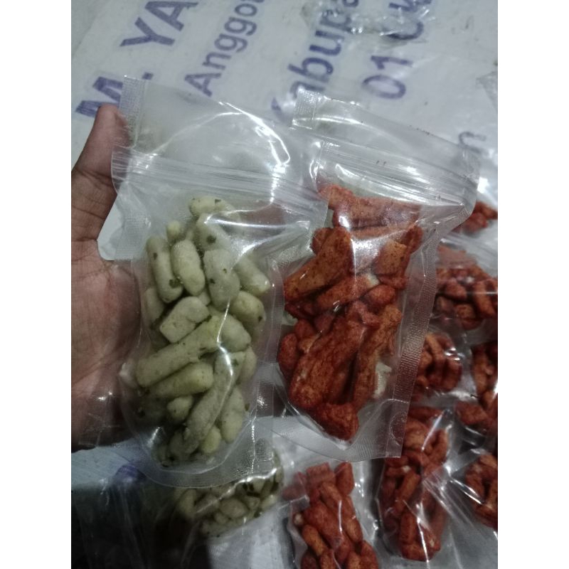 

Basreng Pedas Daun Jeruk Kemasan 45g