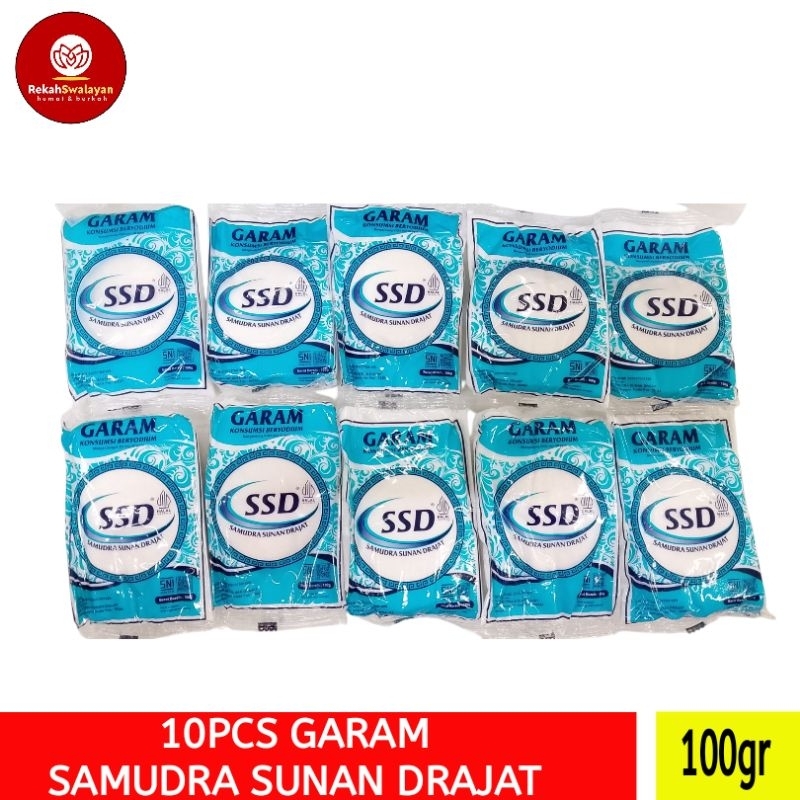 

10pcs Garam Samudra Sunan Drajat 100gr.