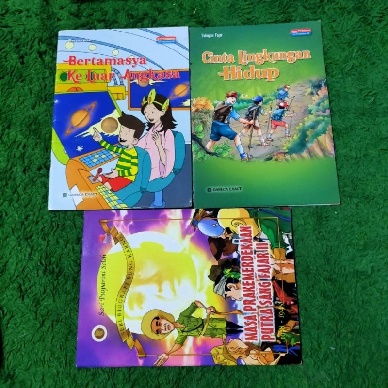 ORIGINAL BUKU CERITA ANAK DAN DONGENG BERTAMASYA KE LUAR ANGKASA CINTA LINGKUNGAN HIDUP MASA PRAKEME