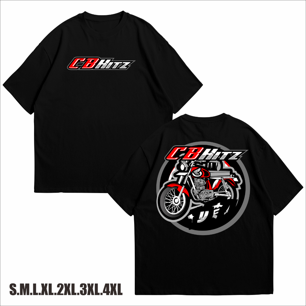 Kaos Baju Dewasa Motor Classic Modifikasi CB Hitz