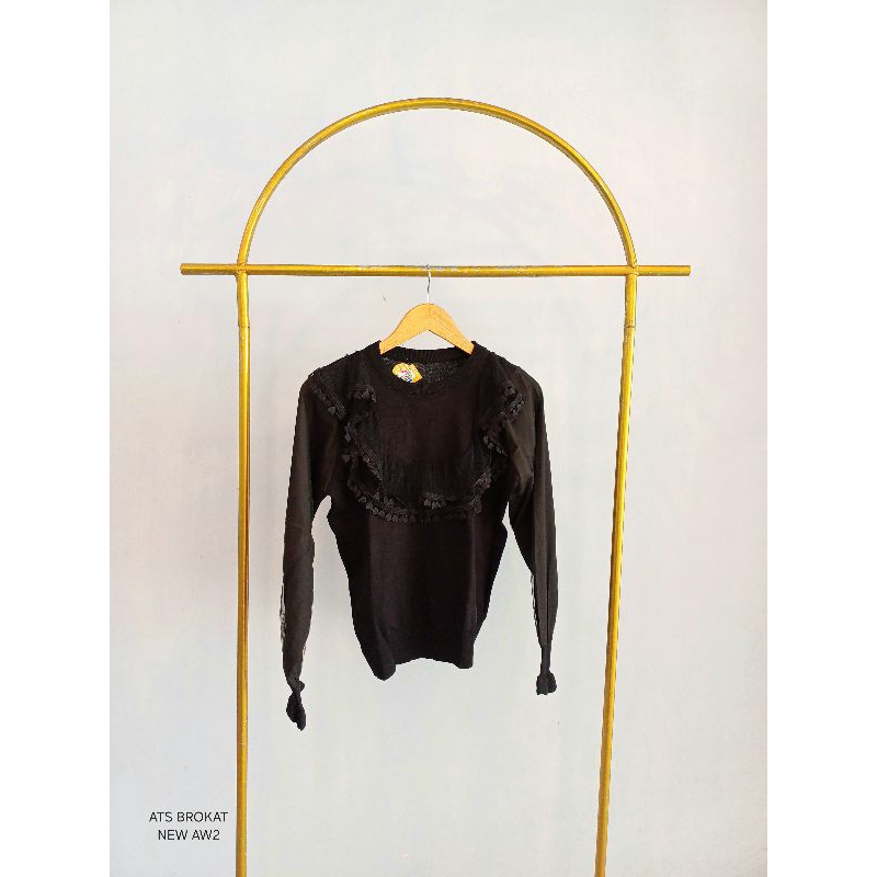 baju atasan wanita brokat import/ats brokat new aw2