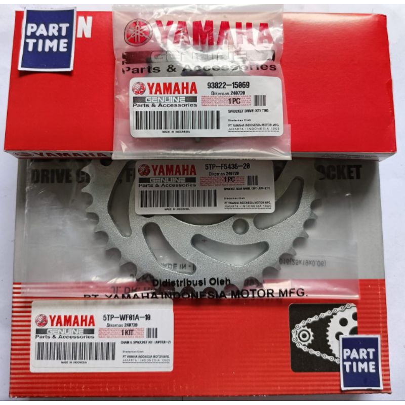 Gir set motor Yamaha 5tp Jupiter z Lama Jupiter z new Vega R lama Vega R new Fiz R 2 tak Alfa cripto