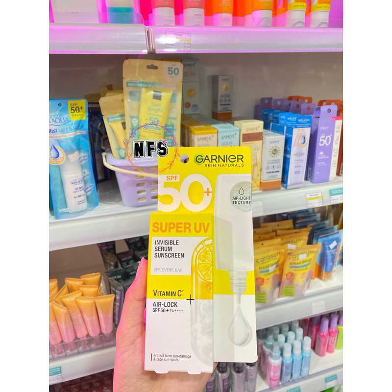 Garnier Invisible Serum Sunscreen Vitamin C SPF50+ 30ml