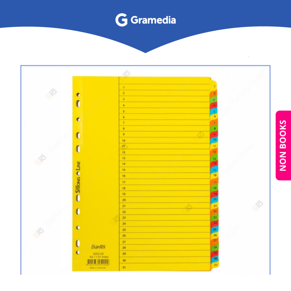 

Gramedia Surabaya - BANTEX C.INDEX 1-31 A4 6052