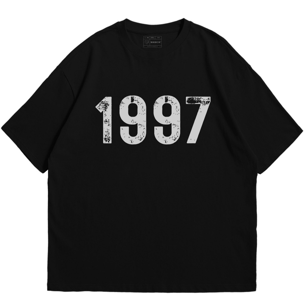 MANCIX 1997 BOLD LIVE BOLD Oversize Katun Combed 20s Grade A dengan Sablon DTF Premium Tebal