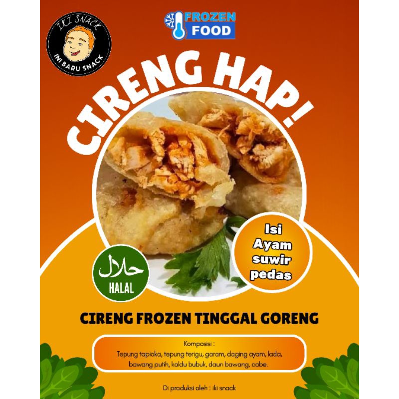 

Cireng HAP Ayam Suwir Pedas (isi 5)