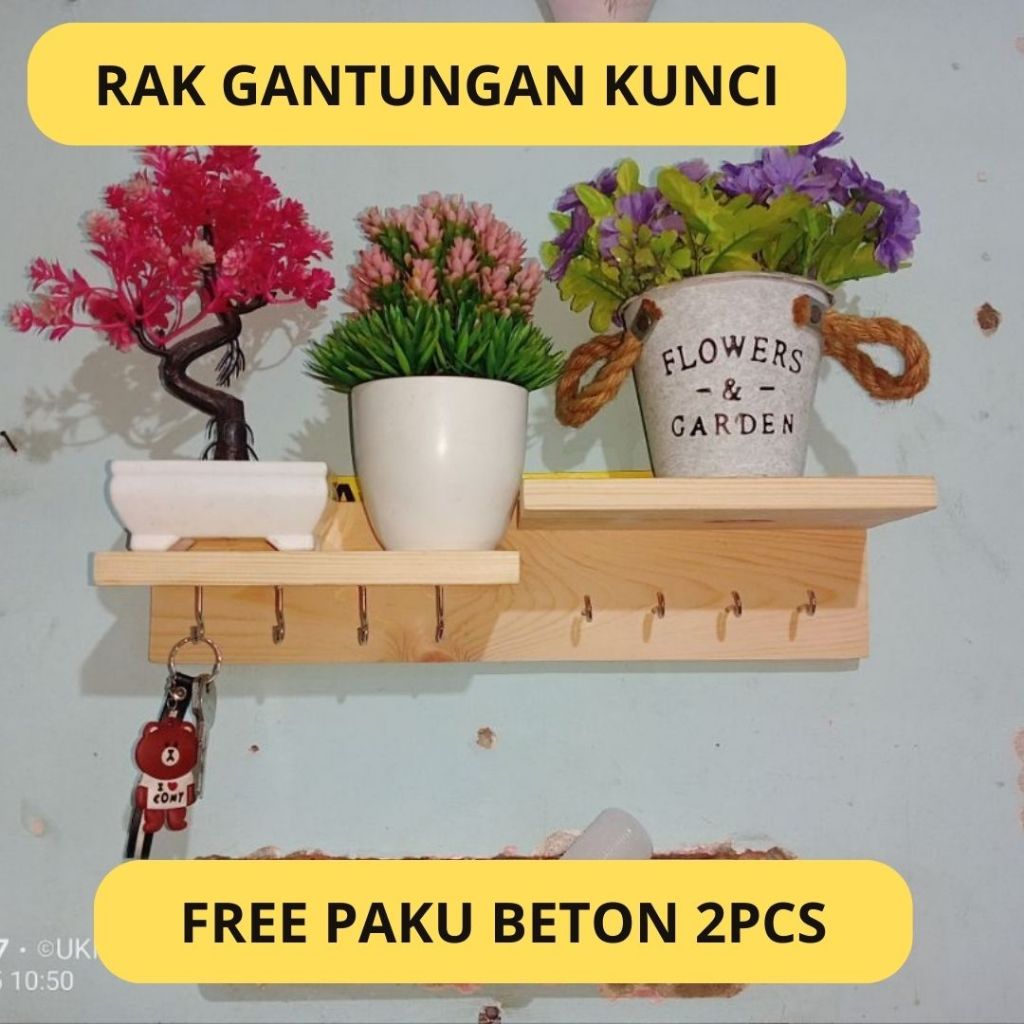 Rak Gantungan Kunci RAK Bunga dan Tanaman Hias