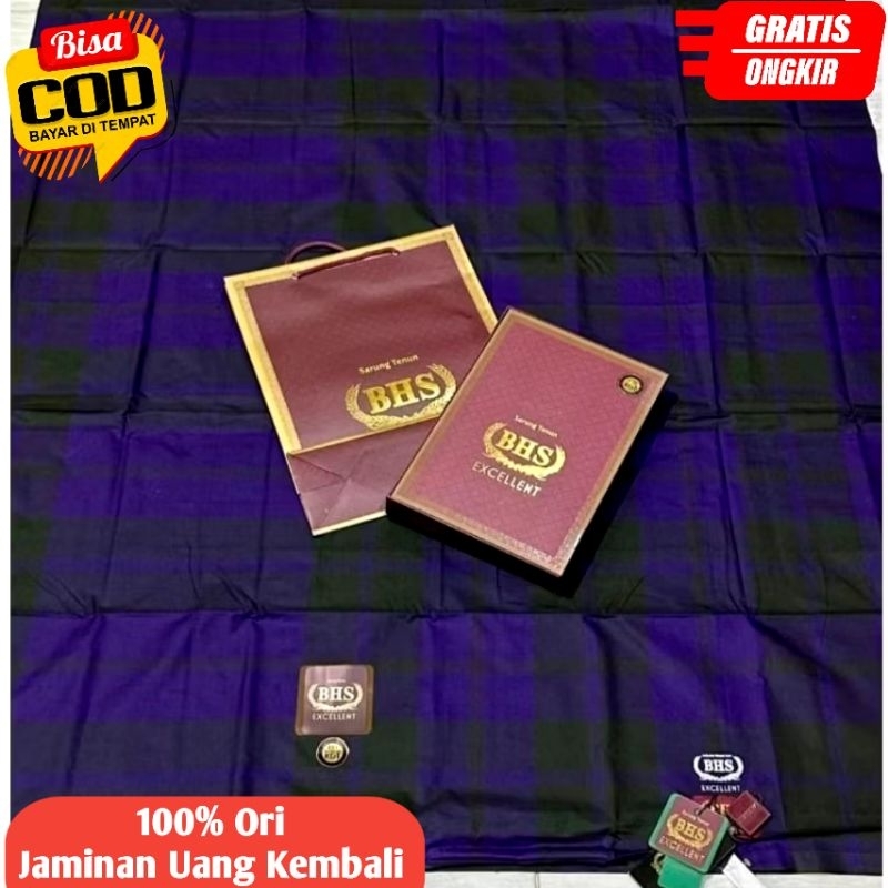 [BIG SALE] SARUNG TENUN BHS EXCELLENT KUALITAS GOLD MOTIF KDT SANDUR VIRAL