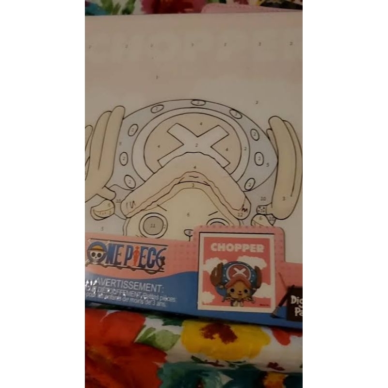 miniso x onepiece digital oil painting onepiece chopper
