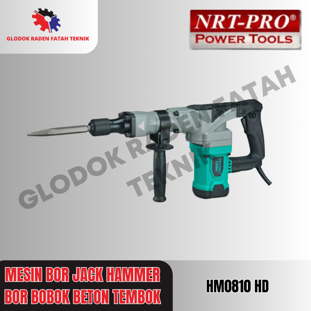 NRT-PRO 0810 HD Mesin Bor Demolition Hammer/Jack Hammer/ Mesin Bor Bobok Beton/Tembok NRT-PRO