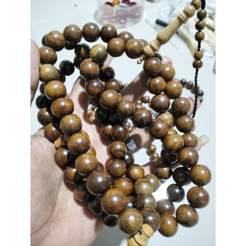 tasbih kayu gaharu super grad a dim jumbo