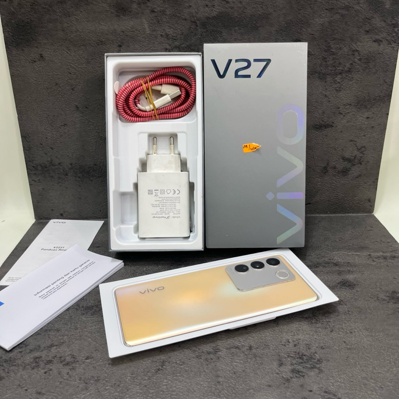 Vivo V27 5G 8/256gb Fullset Second Garansi Resmi