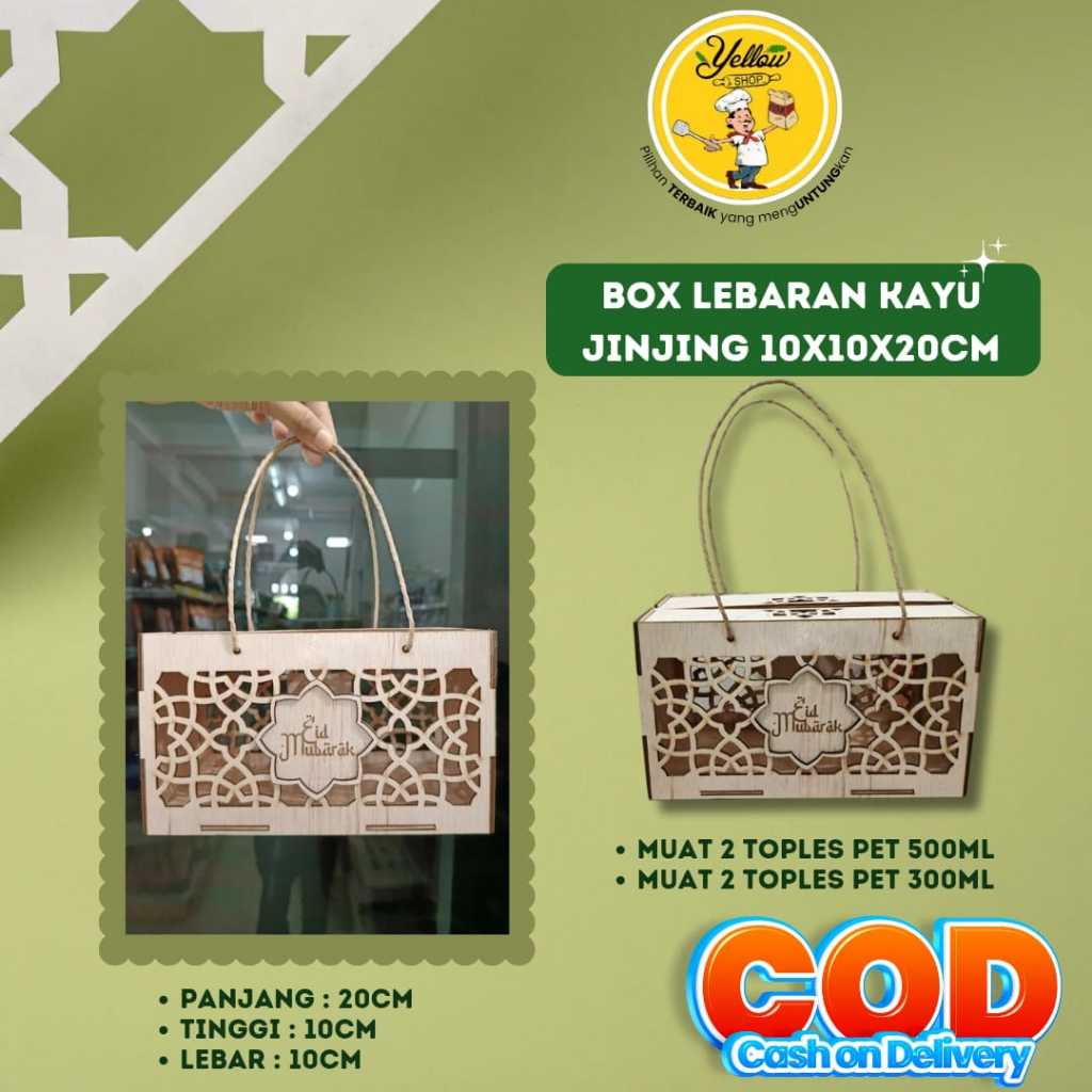 

BOX LEBARAN KAYU JINJING 10X10X20CM