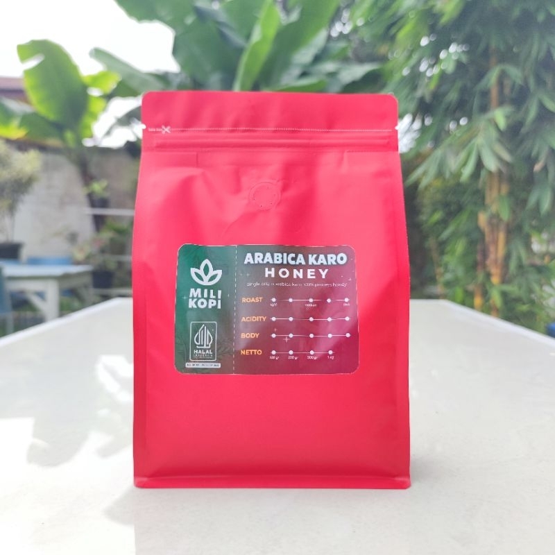 

Kopi Arabica Roasted Honey Process Karo Highland Sumatera 500gr For Comercial Espresso Based