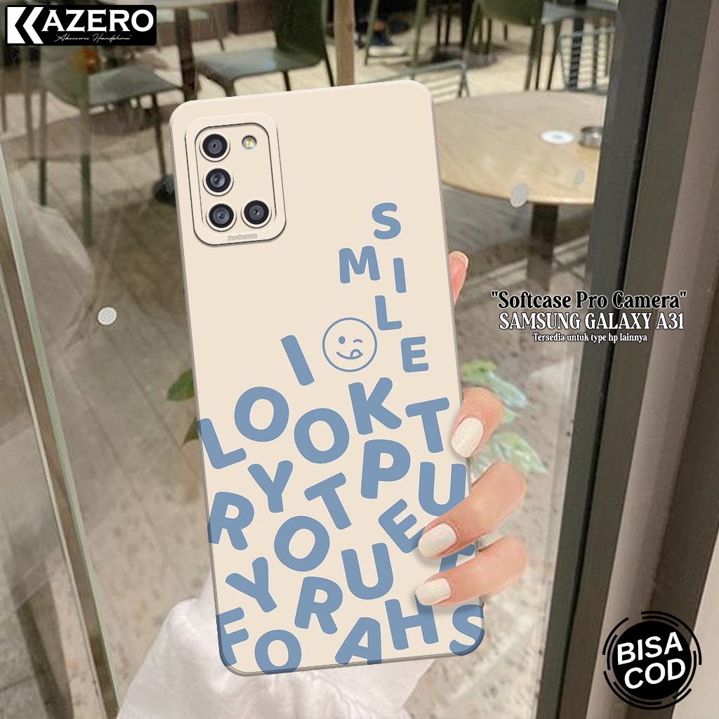 Silikon Samsung Galaxy A31 Fashion Case Aesthetic Case Hp Samsung Galaxy A31 Silikon Pro Camera Kesi