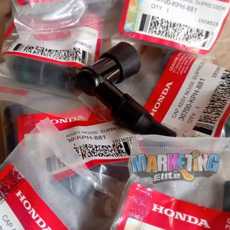 Cop kop cob soket cangklong tutup kepala busi cap noise suppressor Tiger lawas Tiger Revo GL100 15 G