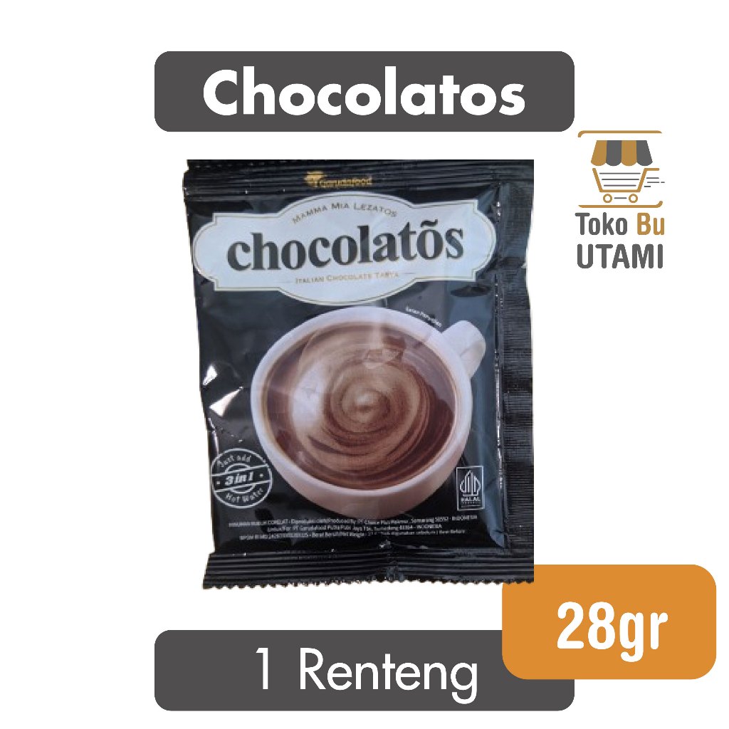 

Chocolatos Drink 28gr 1 renteng