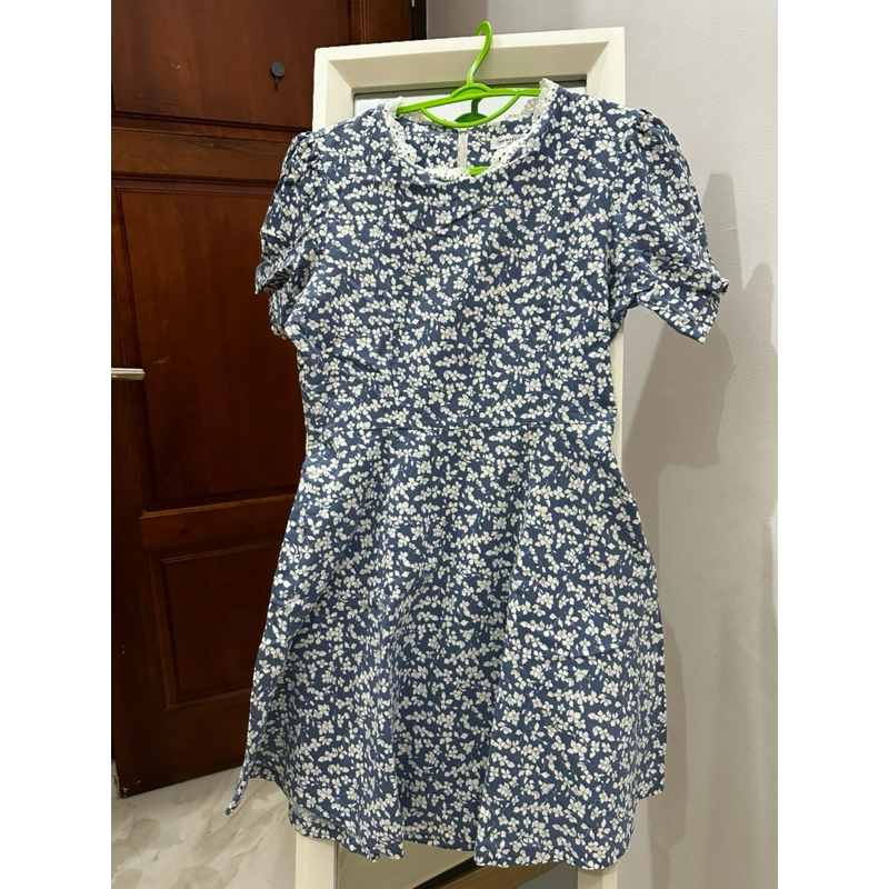 PRELOVED&TRIFT Dress flower mini korean style