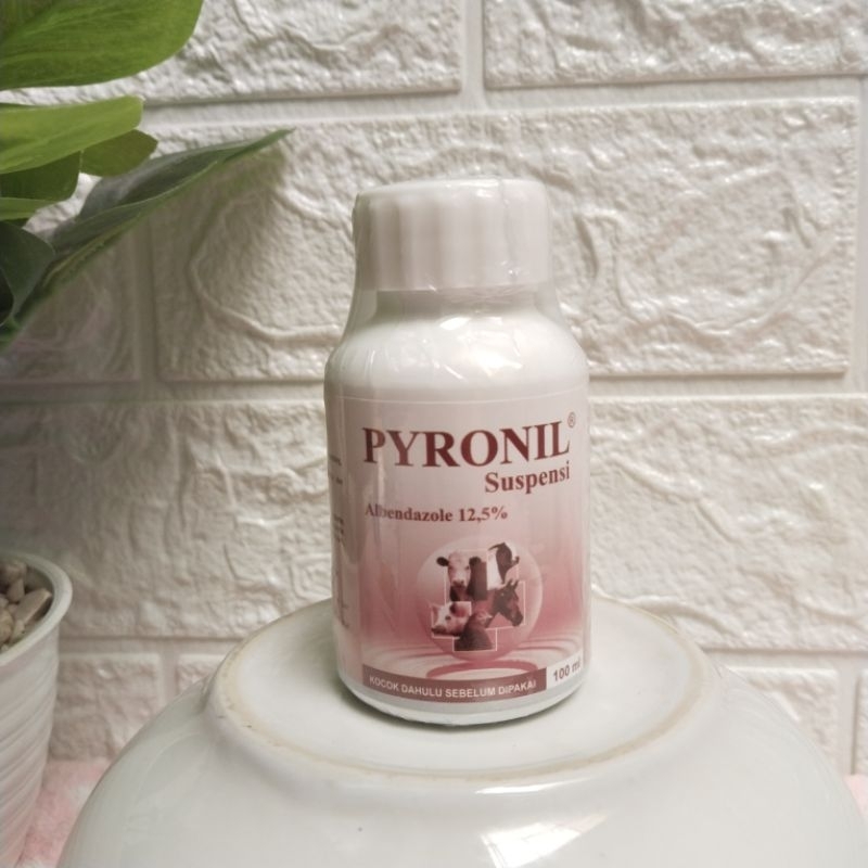obat cacing ternak domba ampuh 100ml (pyronil suspensi 100ml)