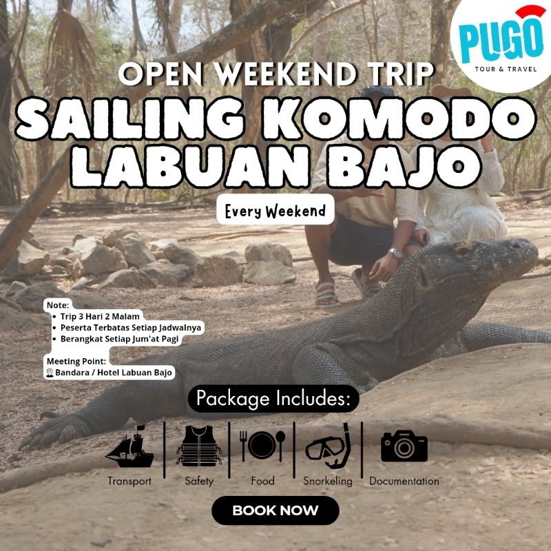 Paket Tour Open Trip Travel Wisata Labuan Bajo (Komodo)