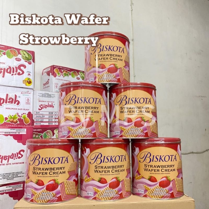 

BISKOTA WAFER STRAWBERRY/ SNACK LEBARAN