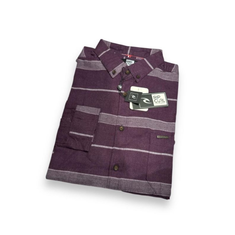 (𝐊𝐞𝐦𝐞𝐣𝐚 𝐅𝐥𝐚𝐧𝐞𝐥 𝐌 𝐋)Merah Maroon Kemeja Pria Lengan Panjang Bahan Flanel Motif Kotak-kotak Hem Flanel