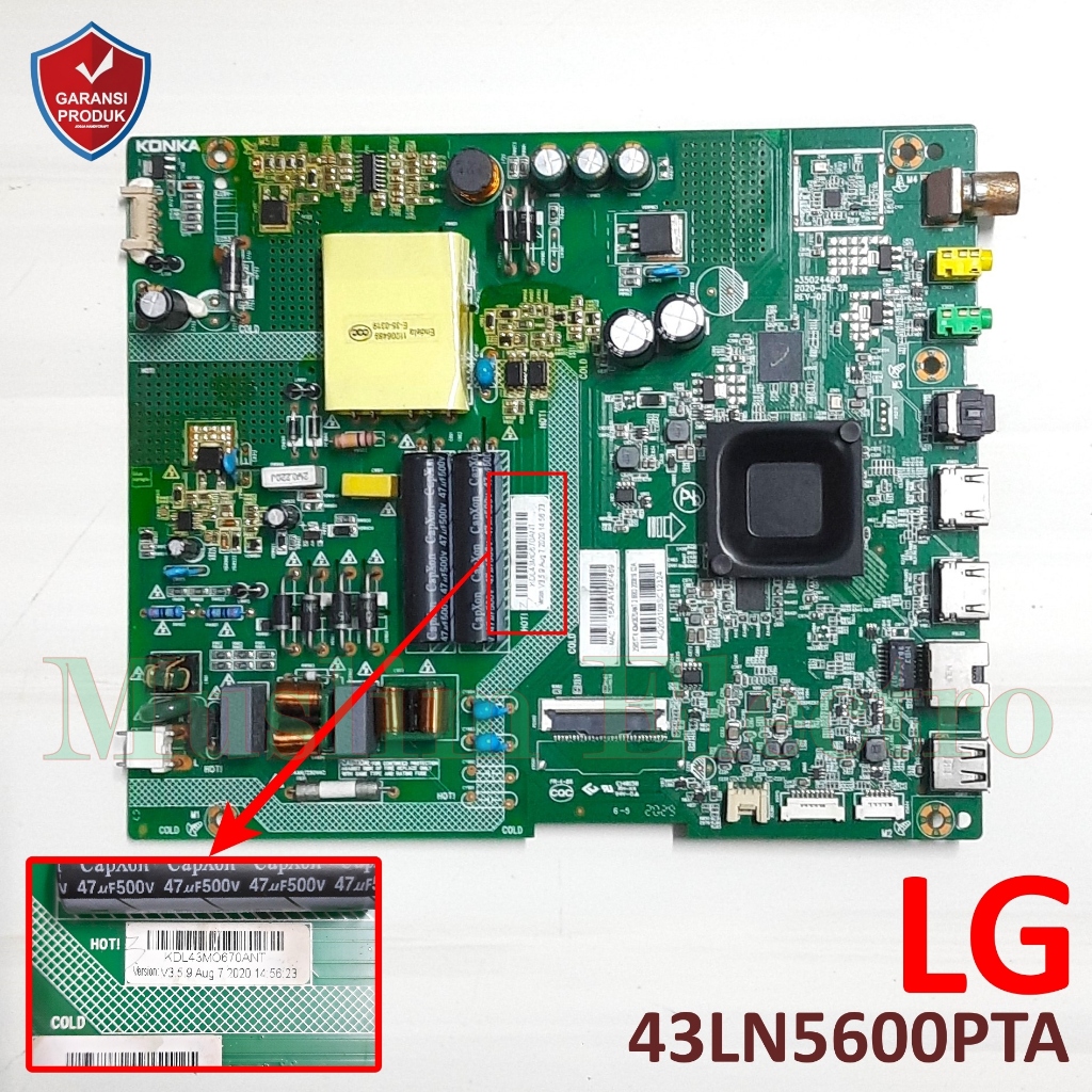 Mainboard TV LED LG 43LN5600PTA 43LN5600