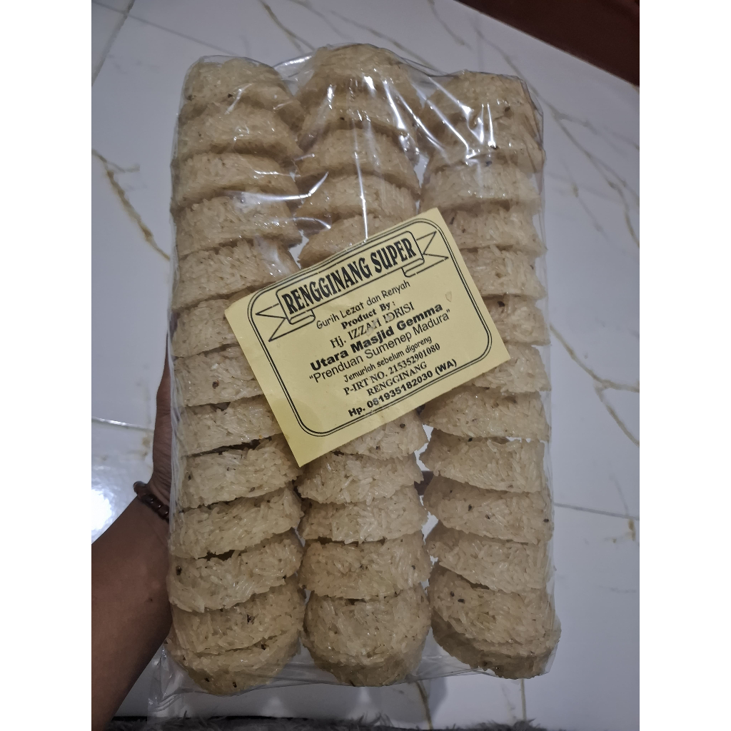 

Rengginang Lorjuk 40 Biji Rengginang Mentah 40 Biji Khas Madura Original