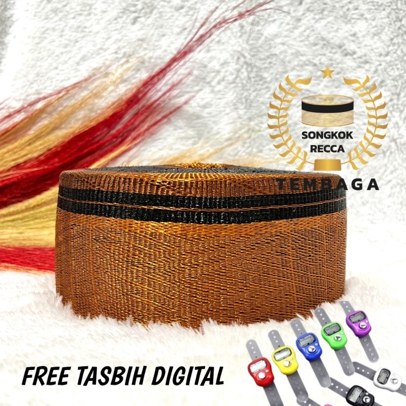 Songko recca tembaga / peci bugis / Songkok recca / Peci tembaga original / Songko tembaga asli