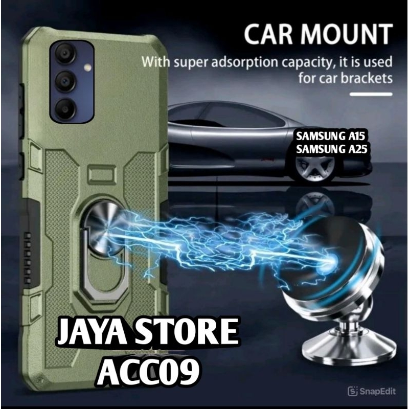 CASE SAMSUNG A25 A15 CASE ROBOT HIT EYE RING