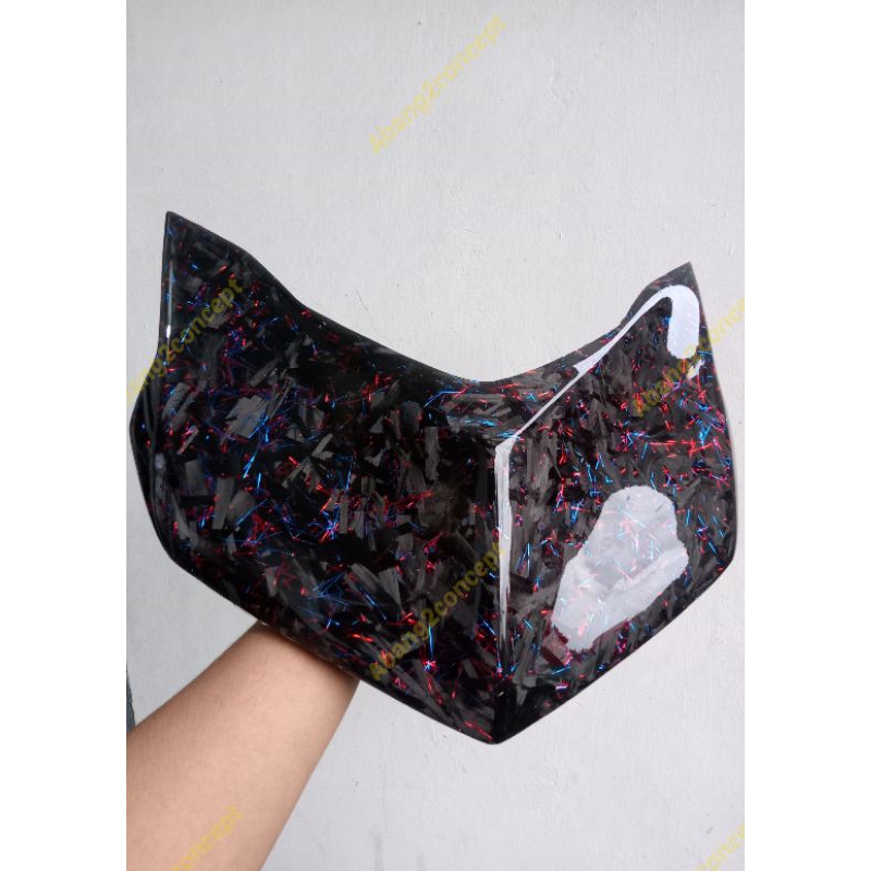 ORIGINAL DASI COVER FRONT XMAX NEW CONNECTED 250CC GEN 2 CARBON.KEVLAR FORGED